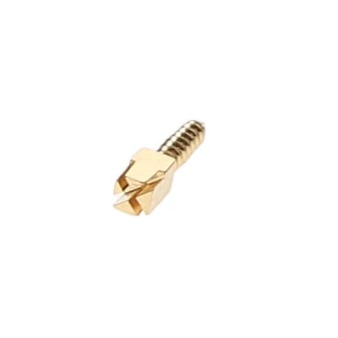 House Brand طب الأسنان 400023 HSB أعمدة لولبية مطلية بالذهب S2 #2 قصيرة 7.8 مم 12/Pk in Saudi Arabia