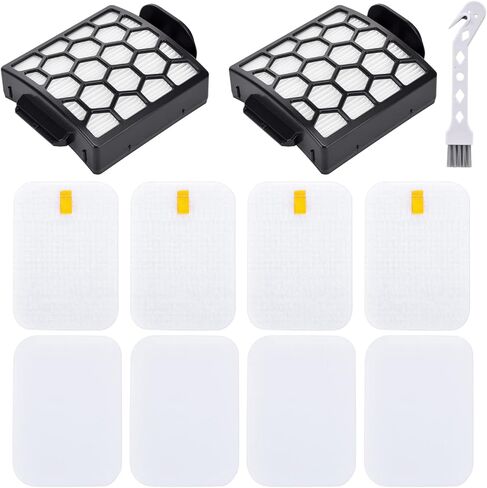 Leadaybetter Filter Replacement for Shark Zero-M Self-Cleaning Brushroll Pet Pro ZU55 ZU102 ZU60 ZU62 ZU62C, Rotator NV255 Vacuum, Navigator Pet Plus NV150 NV151 NV251, Part # 1238FT60 & 1239FT60 in Saudi Arabia