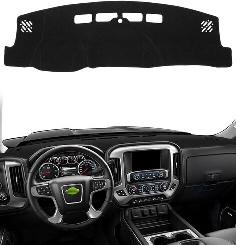 Cartist Custom Fit for Suede Dash Cover 2016 2017 2018 2019 2020 Kia Optima Dashboard Mat Non-Slip Dash Mat Pad Carpet Odorless Sunshade Glare UV Rays Protector in Kuwait