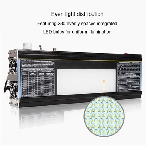 Zoienu عارض أفلام LED لـ NDT، سطوع قابل للتعديل 170.000 شمعة/م²، مفتاح قدم وقناع، نافذة عرض 220 × 75 مم، للاختبار غير المدمر in Kuwait