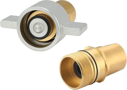 MEASUREMAN 1" NPT Wet-Line Wing Nut Hydraulic Quick Disconnect Coupler/Coupling Set in Saudi Arabia