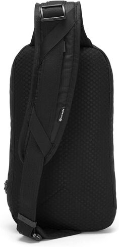 Pacsafe Vibe 325 Econyl 10L مضاد للسرقة Slingpack/Crossbody - يناسب 13 "كمبيوتر محمول ، Econyl Black in Saudi Arabia