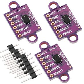 3 قطعة VL53L0X وقت الرحلة (ToF) 940nm الليزر تتراوح الاستشعار اندلاع GY-VL53L0XV2 وحدة قياس المسافة IIC واجهة الاتصالات in Kuwait