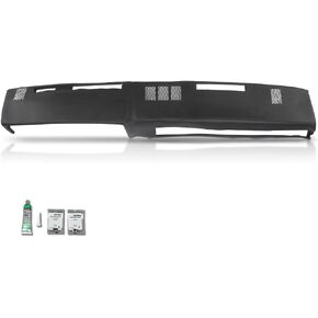Dash Dashboard Cover Black Plastic Compatible with GMC Chevy Full Size Pickup 1981-1987, Fit GMC Chevy SUV 1981-1991 in Kuwait