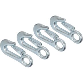 Qiilu Heavy Duty Winch Set - 4Pcs Galvanized Clevis Slip Hooks for Towing Trailers and Yachts,Includes Safety Latches (108 * 20mm) in Saudi Arabia