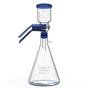 FRISTADEN LAB VACUUM DIVUUM ALVIDATUS KIT | 1000 مل قارورة تصفية | 300 مل من قمع بوتشنر | الولايات المتحدة الأمريكية لمختبرات الكيمياء والبيولوجيا in Kuwait