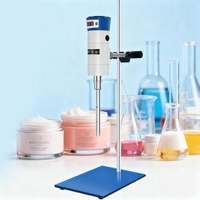 High Shear Homogenizer Mixer FJ300SH - Efficient Lab Emulsifier for Food, Cosmetics & Paints, High-Speed Dispersing with Wide Speed Range, Ideal for Professional Use in Kuwait