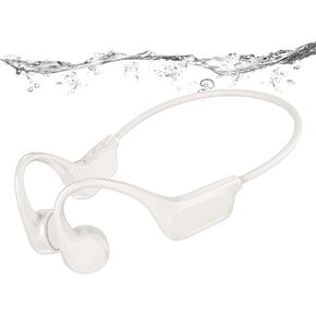 سماعات توصيل العظام ، سماعات أذن مفتوحة Bluetooth 5.3 سماعات الرأس الرياضية اللاسلكية مع الميكروفون ، سماعات الرأس العازلة للركض ، ركوب الدراجات ، القيادة (الأسود والرمادي) in Kuwait