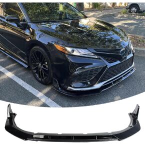 Front Bumper Lip Splitter Spoiler Fit for Toyota Camry LE/SE/XLE/XSE 2025 2026 Air Chin Body Kit Exterior Accessories(Gloss Black) in Kuwait