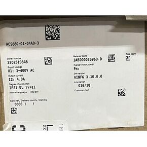 SMOCONE Expedited ACS880-01-04A0-3 Frequency Inverter ACS8800104A03 Sealed in Box 1 Year Warranty ACS880-01-04A0-3 Ship Now in Saudi Arabia