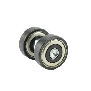 Pulley Sliding Door Hanging Rail Guide Accessories Wheel Track(Pink) in Saudi Arabia