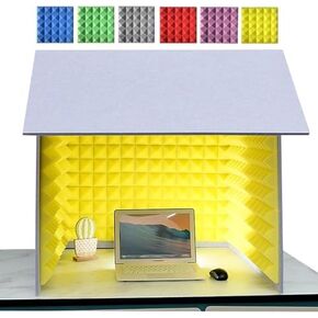 حجرة تسجيل محمولة عازلة للصوت لاستوديو الموسيقى والمنزل - مثالية للبودكاست والغناء والغناء والتعليقات الصوتية وإنتاج الصوت وعزل الصوت الاحترافي in Kuwait