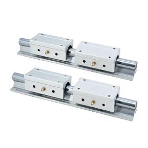 2 قطعة R25 300mm-2200mm SBR25LUU سكة دليل خطية مدعومة بالكامل مع مبيت محمل 4X (1600 مم) in Kuwait