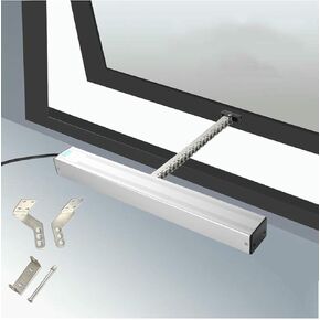 Electric Window Opener Actuator, Automatic Swing Door Closer for Casement Windows & Skylights, 400mm Roof Vent Control, Ideal for Commercial Use in Saudi Arabia