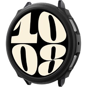 Spigen Liquid Air مصمم لساعة Samsung Galaxy Watch 7 مقاس 44 ملم، جراب مرن خفيف الوزن من مادة TPU لساعة Galaxy Watch 7 مقاس 44 ملم (2024) - أسود مطفي in Kuwait