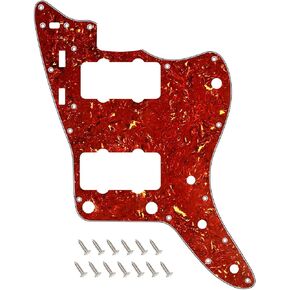 Banworks خمر 60s JM Pickguard 3 رقائق 13 حفرة الغيتار Pickguard لوحة الصفر ل درابزين Jazzmaster JM القيثارات JT/HB-14 كريم in Kuwait