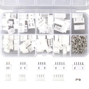 230pcs XH2.54 PH2.0 2p 3p 4p 5 pin 2.54mm 2.0mm Pitch Terminal Kit Housing Pin Header JST Connector Wire Connectors Adaptor in Saudi Arabia