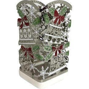 Bath & Body Works Christmas Metallic Bling Bells with Green Holly & Red Bows Gentle Foaming Hand Soap Holder in Kuwait