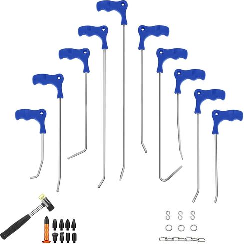 Ladyrosian Car Body Body Adminip Administs Hammer Hammer with head head head tap 22pcs rubber hammer removal levival اطف in Kuwait