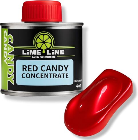 LIME LINE 4 OZ CONCTARE CONCTRATE ، طلاء السيارات قاعدة المذيبات (الحلوى الحمراء 4oz) in Kuwait