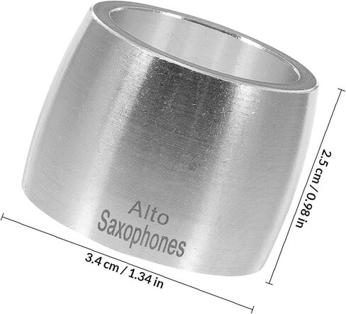 مشبك قصب معدني من Veemoon Alto Saxophone لأجزاء الساكسفون مع مشبك تثبيت، ملحق احترافي ألتو ساكس لأدوات الرياح in Kuwait