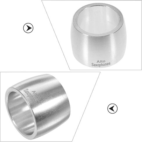 مشبك قصب معدني من Veemoon Alto Saxophone لأجزاء الساكسفون مع مشبك تثبيت، ملحق احترافي ألتو ساكس لأدوات الرياح in Kuwait