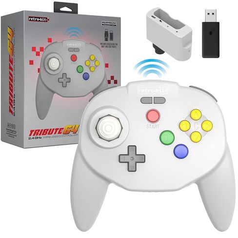 Retro-Bit Tribute 64 2.4 GHz Wireless Controller in Saudi Arabia