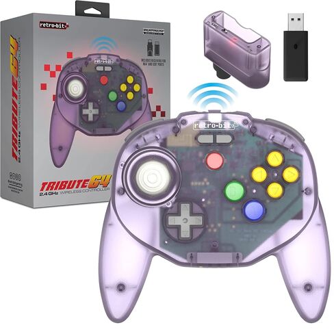 Retro-Bit Tribute 64 2.4 GHz Wireless Controller in Saudi Arabia