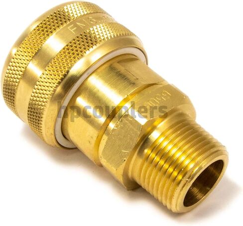 Foster FM6506, 6 Series, Industrial Coupler, Automatic, 3/4" Male NPT, Brass by Foster in Saudi Arabia