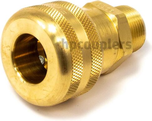 Foster FM6506, 6 Series, Industrial Coupler, Automatic, 3/4" Male NPT, Brass by Foster in Saudi Arabia