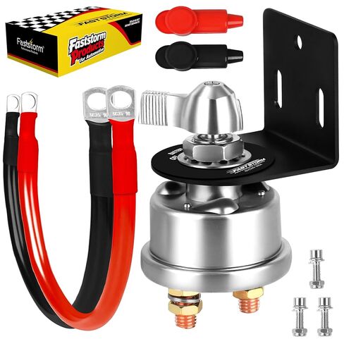 200A 12-48V ارتفاع بطارية Master Disconnect Batchonction مفتاح مفتاح قطع مفتاح القاتل العزل مع لوحة الوجه للسيارة RV Truck Boat Marine ATV in Kuwait