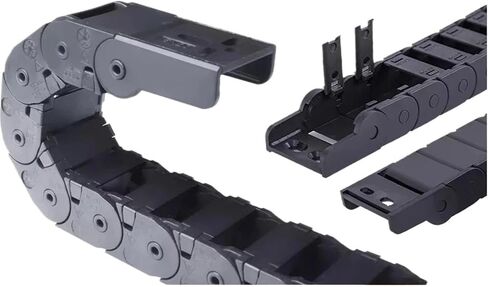 1 قطعة سلاسل الكابلات 15x20 15x30 18x25 18x37mm نوع الجسر فتح البلاستيك سحب نقل السحب للآلة (15x50mm) in Kuwait