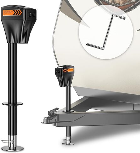 مقبس مقطورة كهربائي SEALIGHT 7500LB، مقبس لسان كهربائي عالي التحمل RV، 9.84 بوصة - 33.85 بوصة مقبس لسان كهربائي مقاوم للماء لمقطورة على شكل حرف A، ومقطورة المرافق، RV، 12 فولت تيار مستمر وإضاءة LED in Saudi Arabia