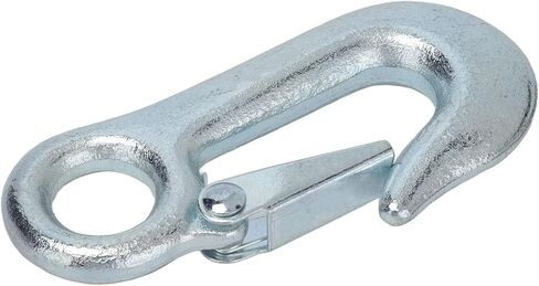 Qiilu Heavy Duty Winch Set - 4Pcs Galvanized Clevis Slip Hooks for Towing Trailers and Yachts,Includes Safety Latches (108 * 20mm) in Saudi Arabia