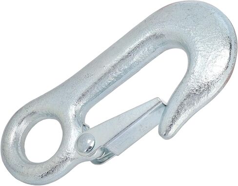 Qiilu Heavy Duty Winch Set - 4Pcs Galvanized Clevis Slip Hooks for Towing Trailers and Yachts,Includes Safety Latches (108 * 20mm) in Saudi Arabia