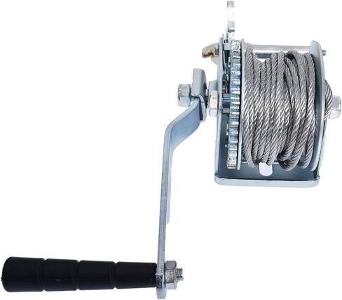 Genuine 600 Lbs Heavy Duty Hand Winch Steel Cable Crank Gear Winch ATV Boat Trailer in Saudi Arabia