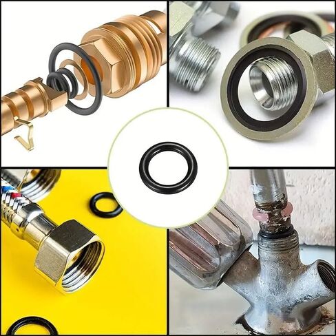 225 Pcs O Ring Kit 20 Size Rubber Assortment Set, Assortment for Pipe Valve Mechanical Equipment Sealing Air Water Liquid Leak Repair Industrial Maintenance Workshop Plumbing in Saudi Arabia