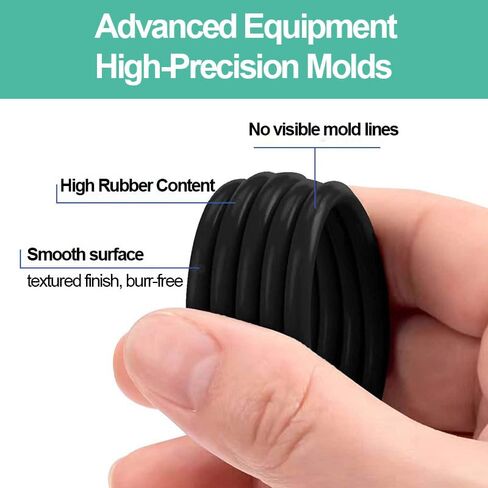 225 Pcs O Ring Kit 20 Size Rubber Assortment Set, Assortment for Pipe Valve Mechanical Equipment Sealing Air Water Liquid Leak Repair Industrial Maintenance Workshop Plumbing in Saudi Arabia