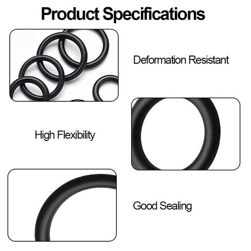 225 Pcs O Ring Kit 20 Size Rubber Assortment Set, Assortment for Pipe Valve Mechanical Equipment Sealing Air Water Liquid Leak Repair Industrial Maintenance Workshop Plumbing in Saudi Arabia