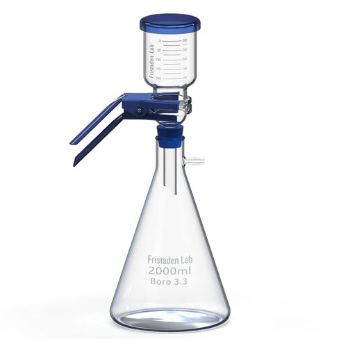 FRISTADEN LAB VACUUM DIVUUM ALVIDATUS KIT | 1000 مل قارورة تصفية | 300 مل من قمع بوتشنر | الولايات المتحدة الأمريكية لمختبرات الكيمياء والبيولوجيا in Kuwait