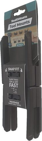 StealthMounts Tool Holder Compatible with Makita 40V XGT (4 Pack) - Black | StealthMounts Tool Mounts | Made in The UK in Saudi Arabia