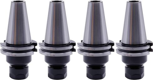 4 pcs CAT 40 Taper ER-25 Collet Chuck, Tool Holder, 2 3/4" Projection in Saudi Arabia
