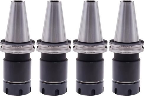 4 pcs CAT 40 Taper ER-25 Collet Chuck, Tool Holder, 2 3/4" Projection in Saudi Arabia