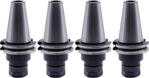 4 pcs CAT 40 Taper ER-25 Collet Chuck, Tool Holder, 2 3/4" Projection in Saudi Arabia