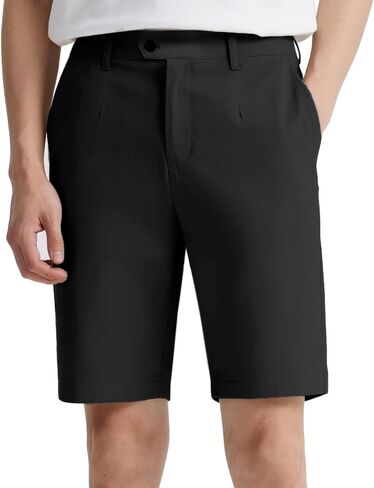 GINGTTO Mens Chino Shorts 9" Inseam Dress Shorts for Men Stretch in Saudi Arabia