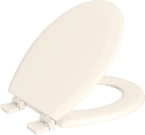 PROFLO PFTSWEC1000 Round Closed-Front Toilet Seat with Quick Release and Lid - White in Kuwait