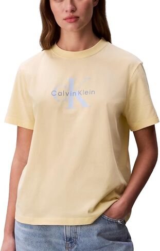 Calvin Klein Women's Monogram Logo Crewneck T-Shirt in Saudi Arabia