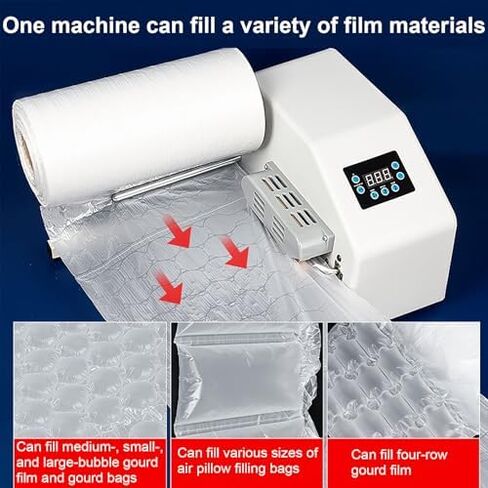 Zocxielr Air Cushion Filling Machine - Automatic Inflatable Packaging, Inflation Speed 16 M/min, Heat Sealing Temperature 80-175°C in Saudi Arabia
