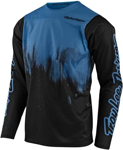 Troy Lee يصمم Skyline Air Jersey - استراحات الرجال Blue Slate Blue ، M. in Kuwait