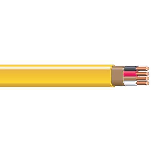 Southwire Romex Brand Simpull Solid Indoor 12/3 W / G كابل NMB ملف 25 قدم - SW # 63947621 in Saudi Arabia